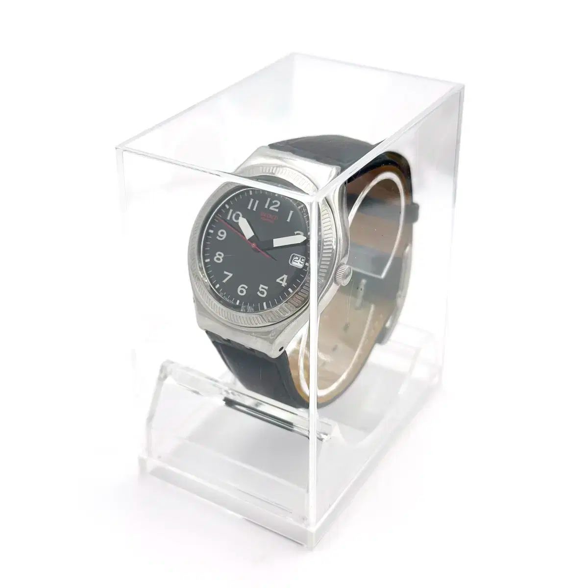  03年版 ヴィンテージ スウォッチ アイロニー Umo dOnore レザーベルト 時計