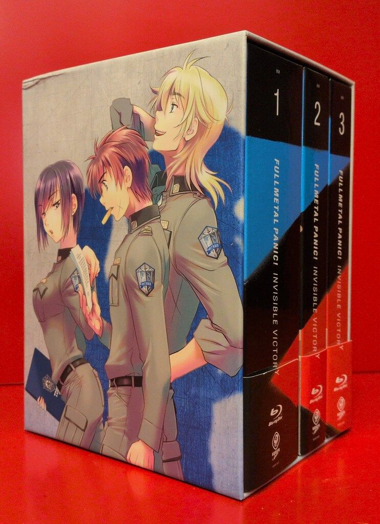 アニメBlu-ray Amazon特典 収納BOX付 フルメタル パニック! Invisible Victory 全3巻セット