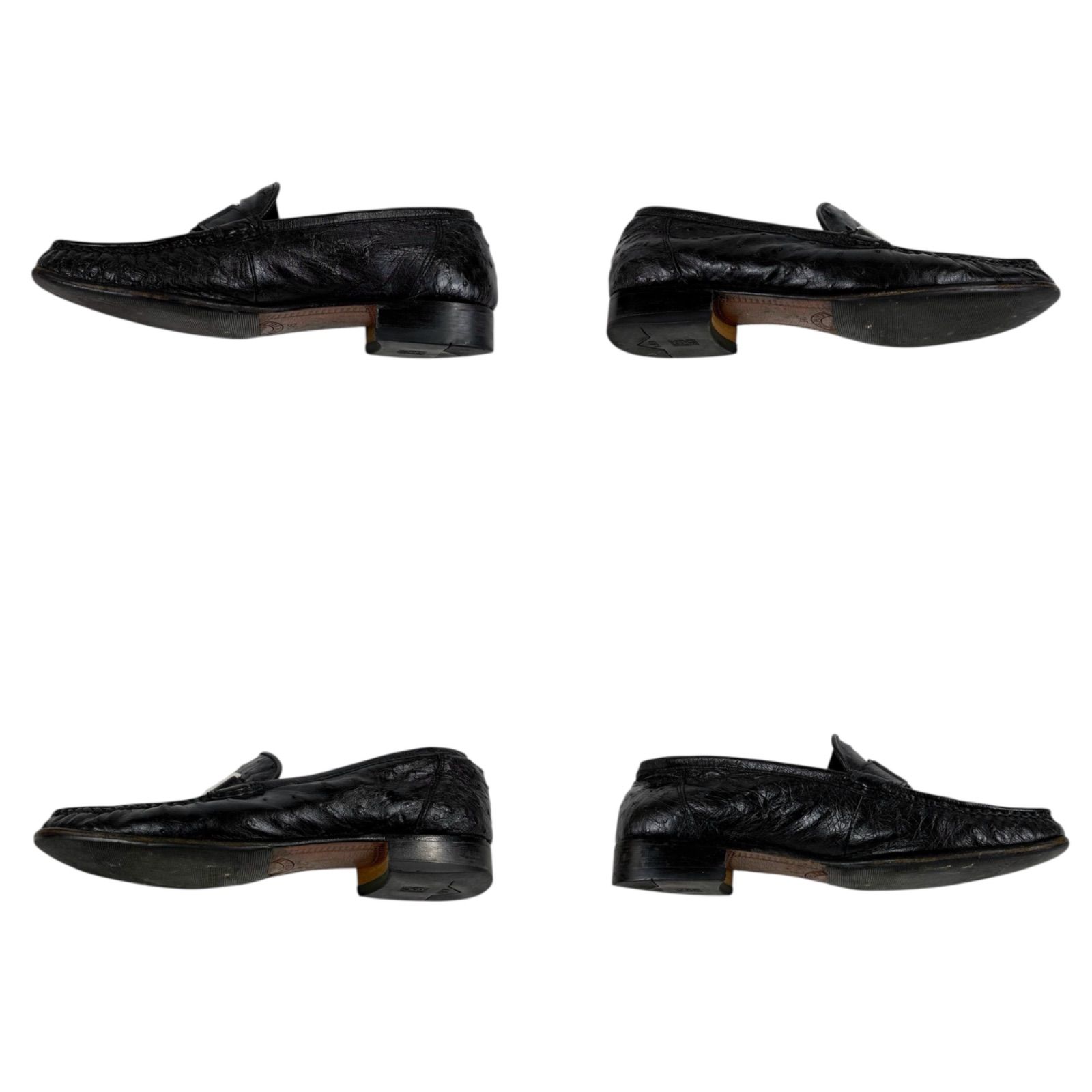 エルメス HERMES コンスタンス ローファー モカシン オーストリッチ 