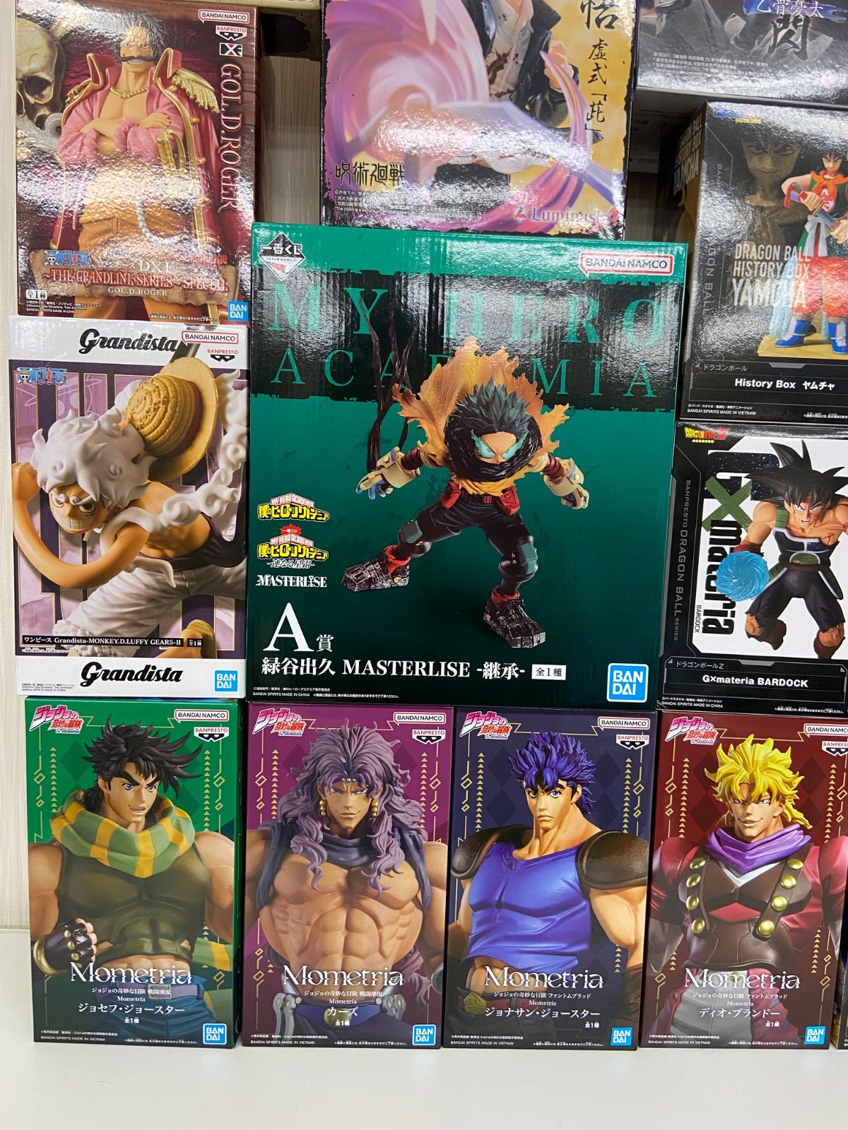 ジャンプ プライズ 一番くじ 混在 フィギュア まとめ 計16点 バンプレスト ジョジョ 呪術廻戦 ドラゴンボール ヒロアカ 他 ME 28-2734