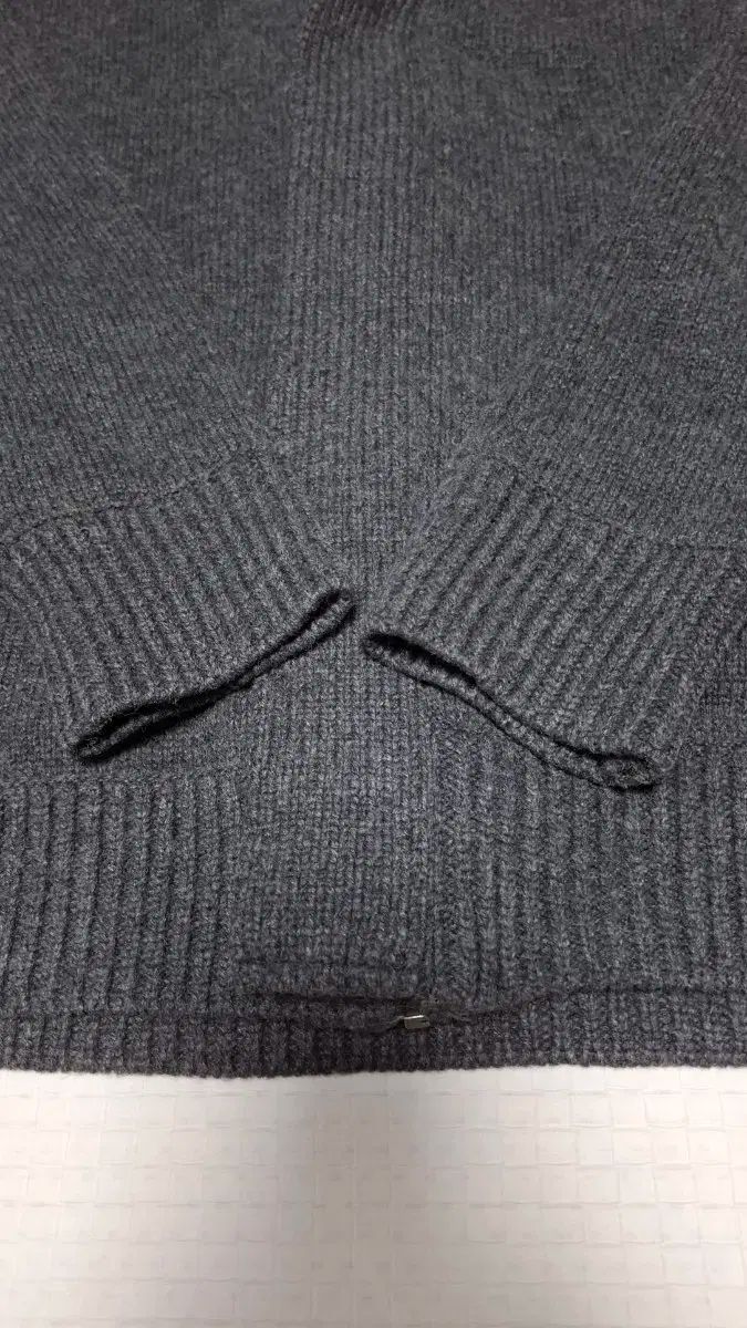 ニット ジップアップ