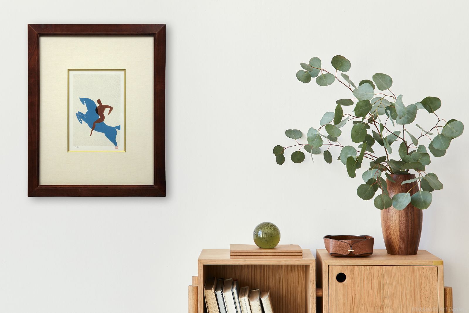 東山魁夷 夢の詩8 青年に酒は飛び馬に鞭 リトグラフ 版画 絵画