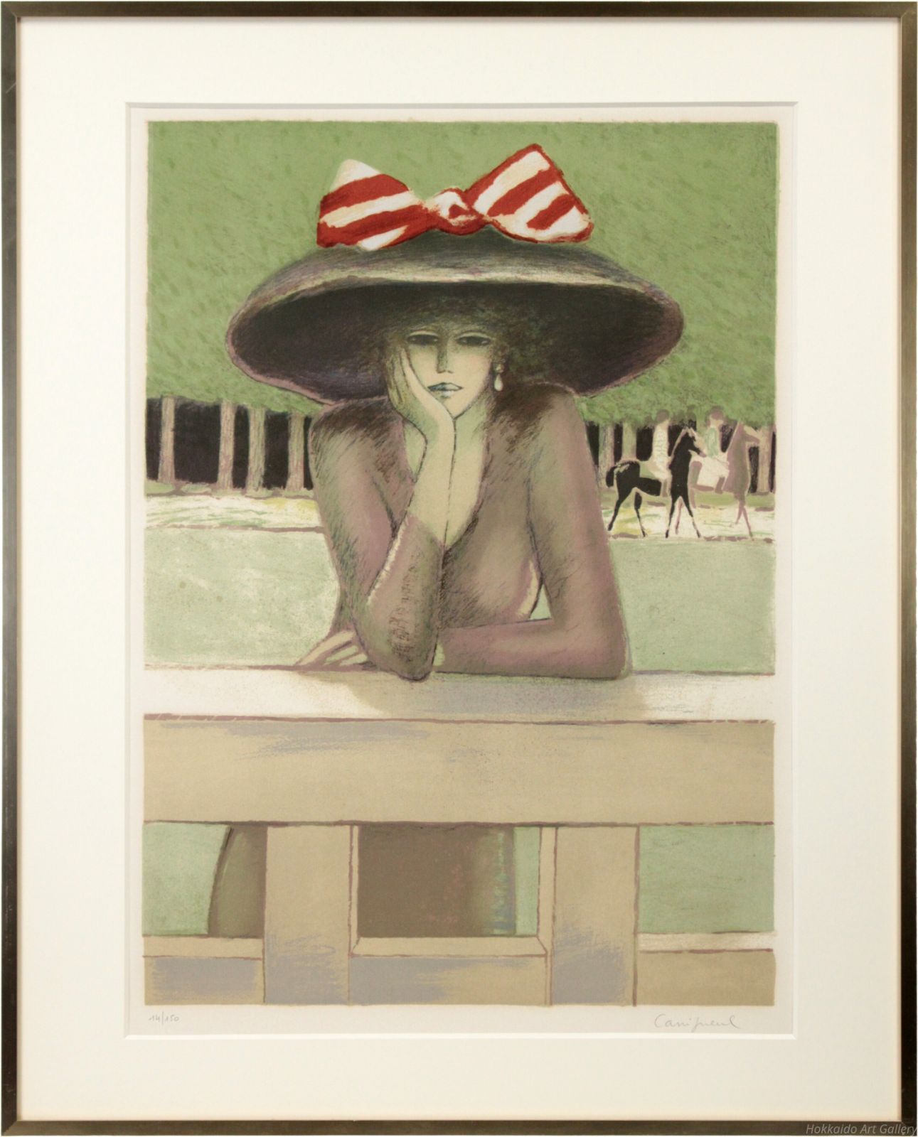 ジャン ピエール カシニョール 秋 リトグラフ 版画 絵画