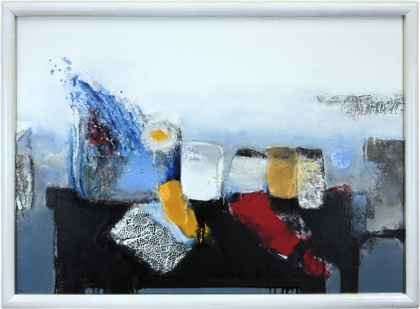 高橋英生 卓上の静物 油絵 油彩画 絵画