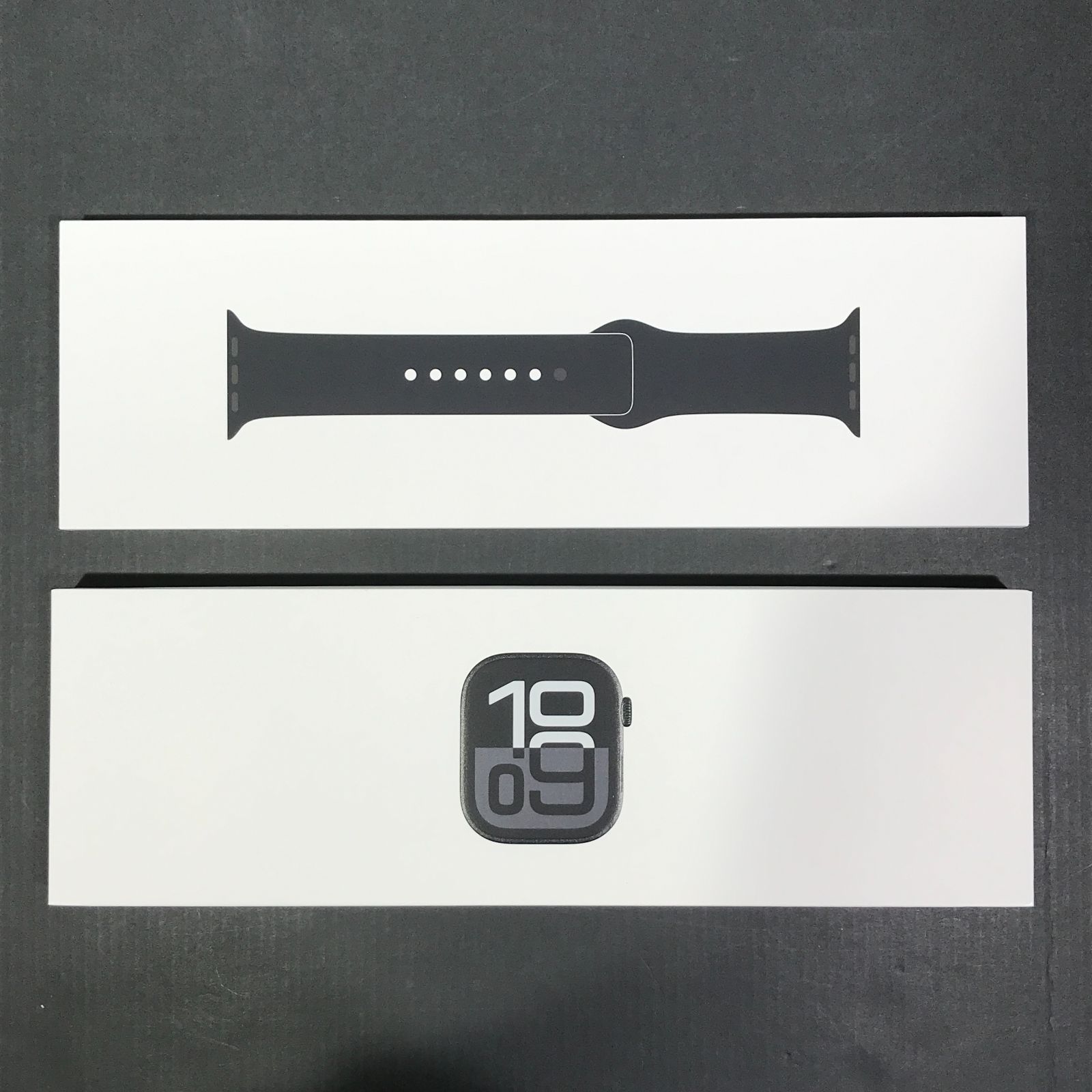 城東70-001 Apple Watch アップルウォッチ Series10 GPSモデル 46mm ジェットブラック アルミニウムケース ブラックスポーツバンド S M