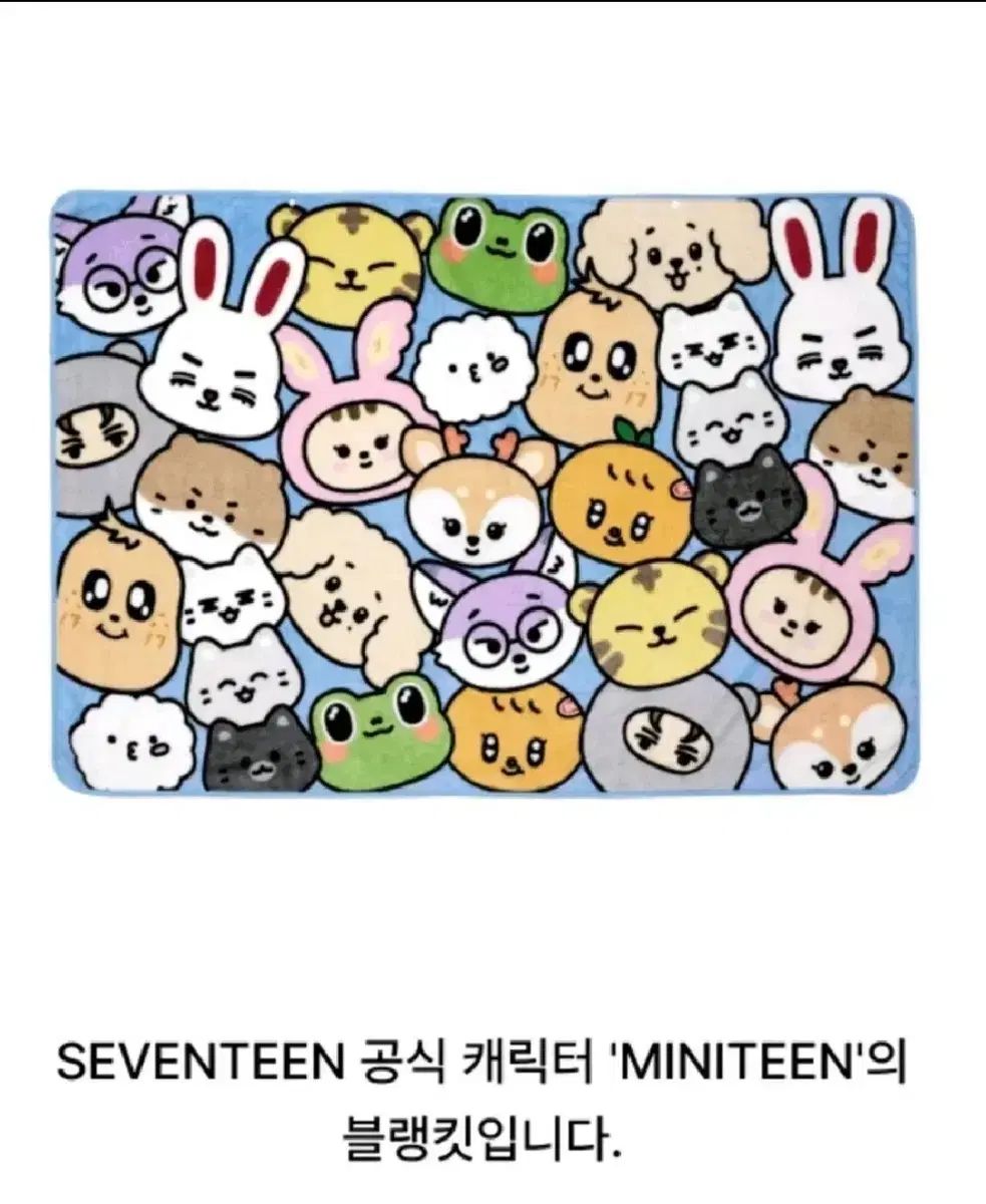 SEVENTEEN セブンティーン セブチ ミニブランケット キャラクター版 商品