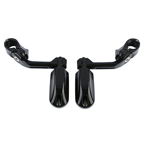 32mm ストリームライナースタイル ハイウェイ ペグ ロング マウント ハーレー ダビッドソン 32mmエンジンガード装着車種汎用