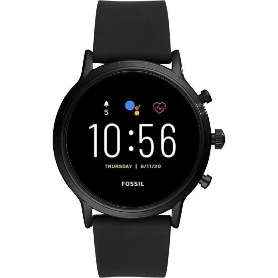 DW10F1 スマートウォッチ フォッシル Gen5 フォッシル商品の状態 新品未開封FOSSIL FOSSIL フォッシル スマートウォッチ DW10F1 腕時計　箱　充電ケーブル　余りコマ付き