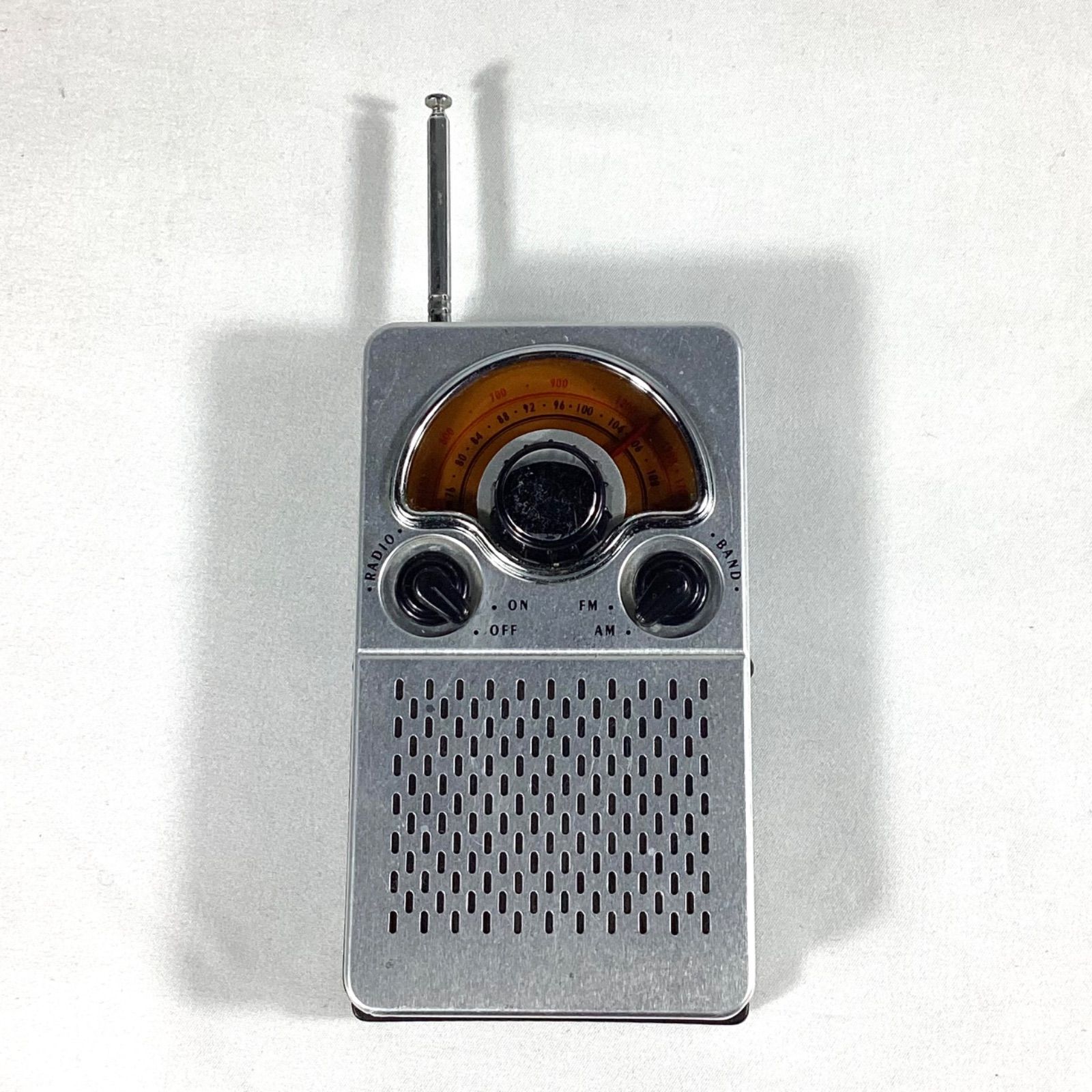 オーディオ機器 JUST IN CASE AM/FM RADIO ラジオ ポータブル レトロ