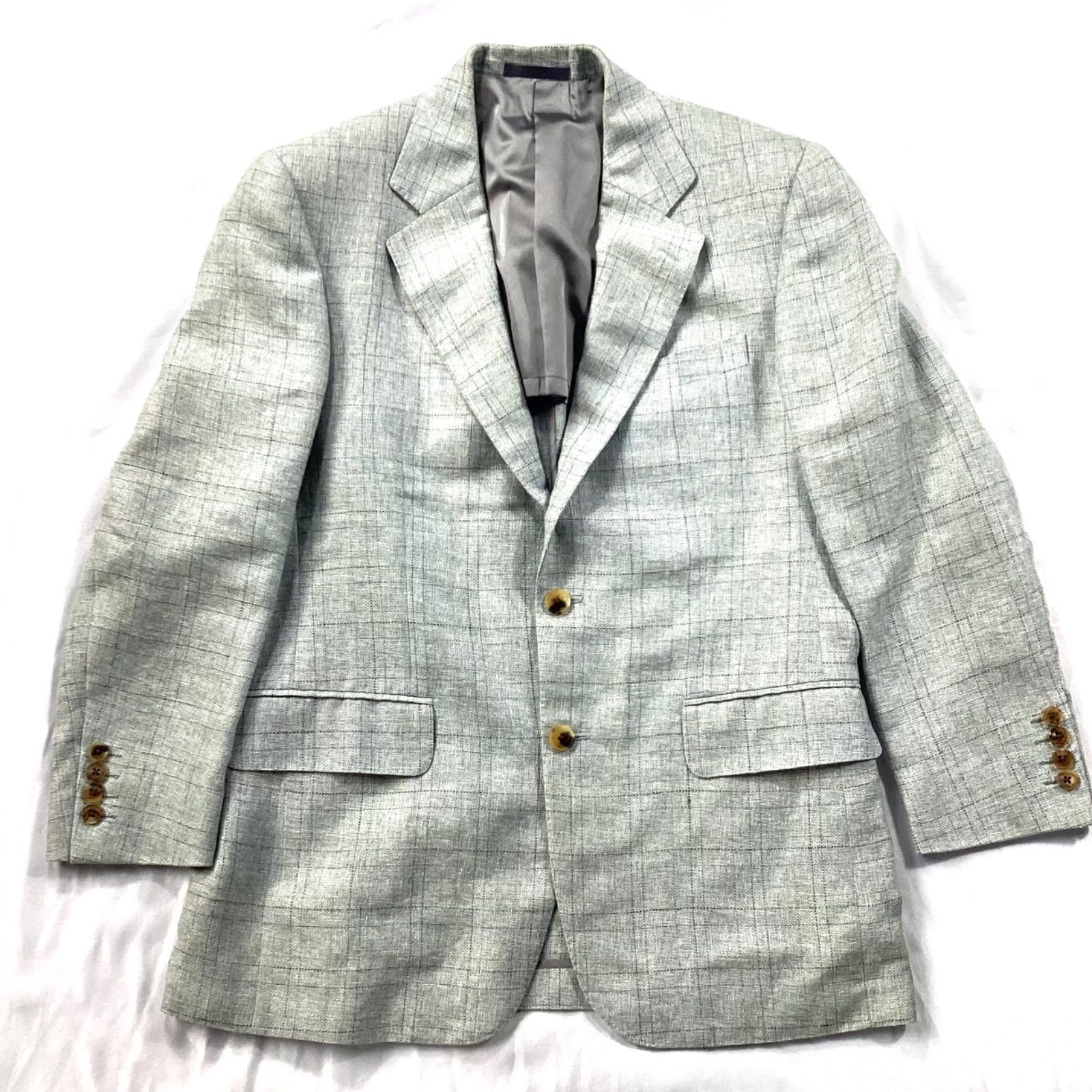 BURBERRY LONDON バーバリーロンドン テーラードジャケット リネン