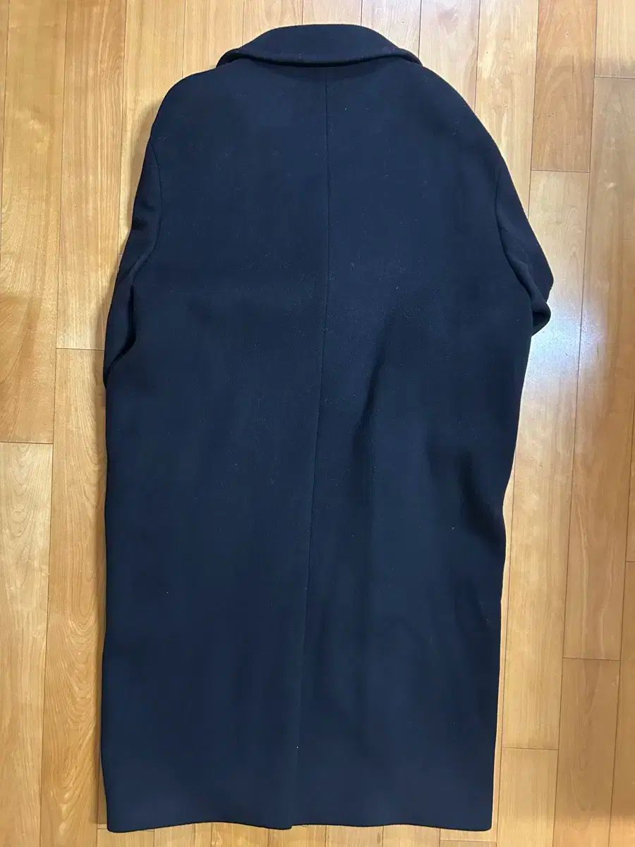 ムシンサ カシミア ブレンド オーバーサイズ ダブル コート ブラック 2XL KANDAIZUMI_COM