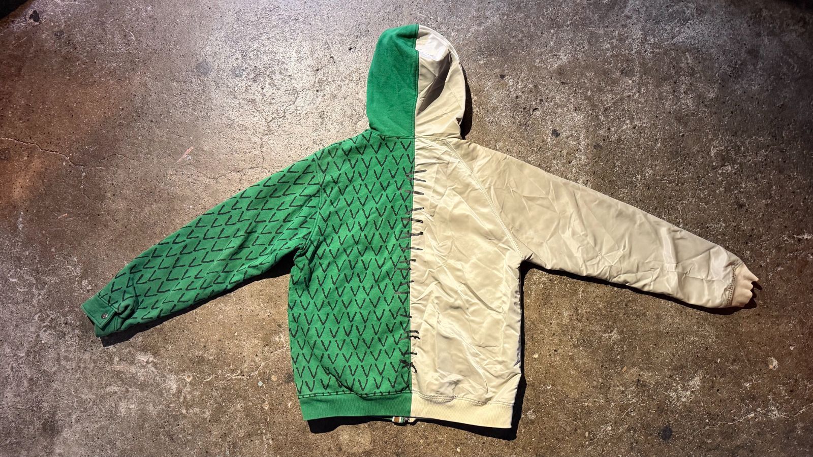 A BATHING APE x AMBUSH シャーク アリゲーター パーカー L BAPE ア 