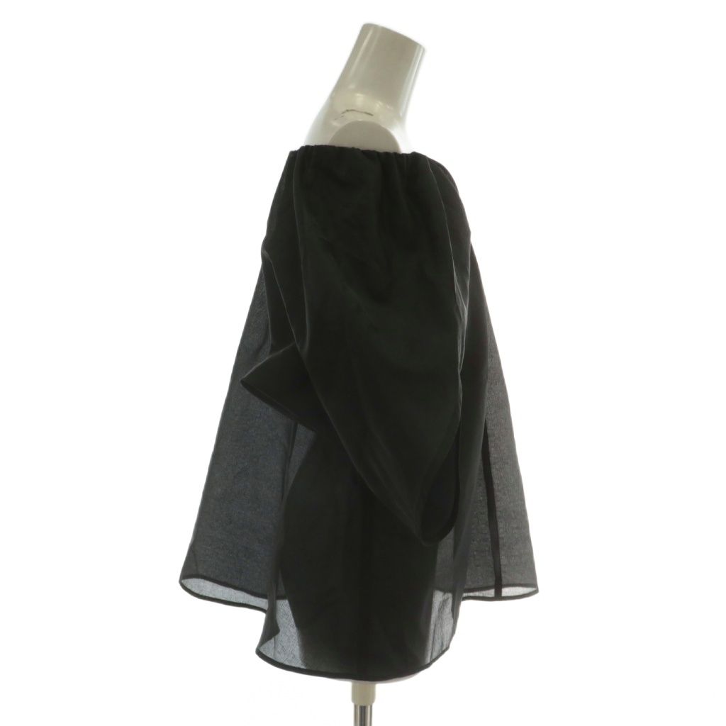 JENNE ジェンヌ ベアトップセットシアーオフショル 2 WAY ブラウス トップス S 黒 ブラック iwa 25 ss-tp 42 XZ GY 19