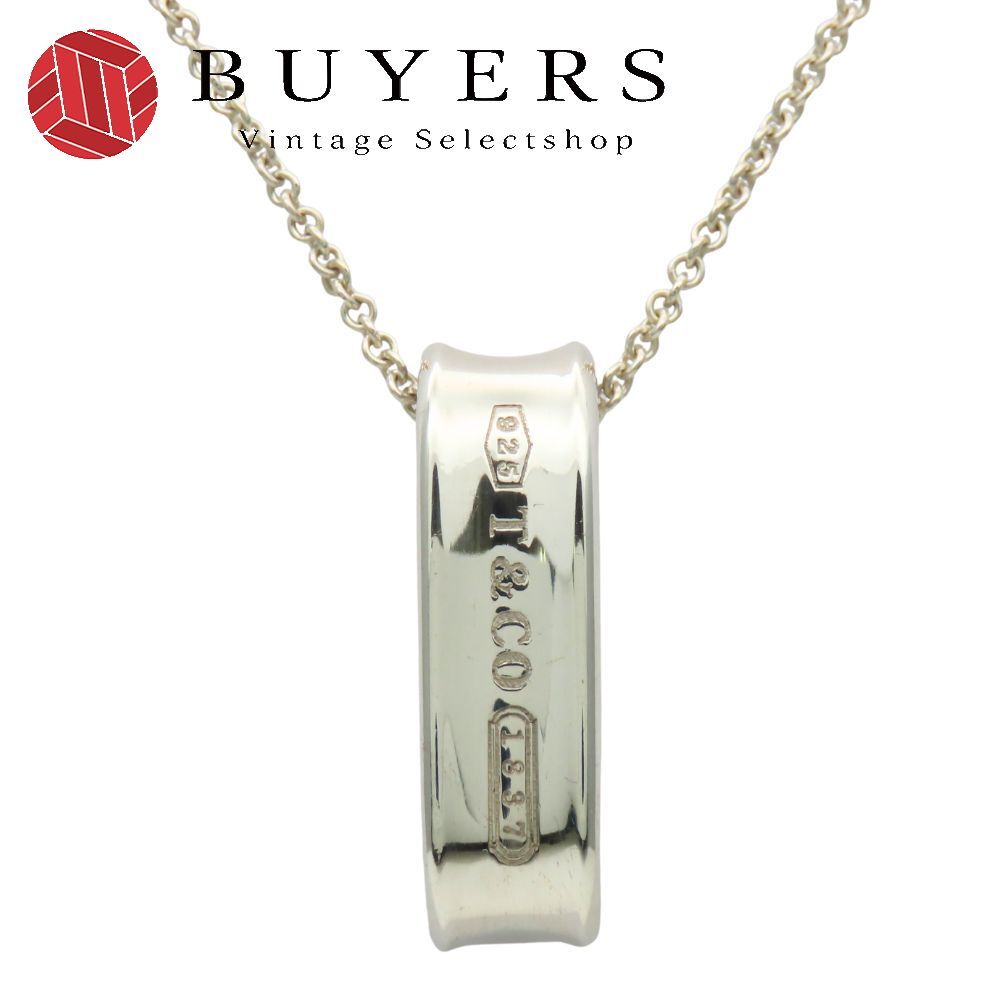 ティファニー ネックレス 1837 ナロー オーバル ループ シルバー925 約13.0g シルバー ペンダント 小物 レディース 女性 TIFFANY-Co