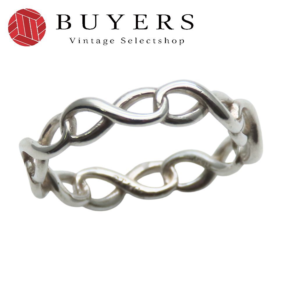 ティファニー リング 指輪 インフィニティ シルバー925 約1 29 g シルバー レディース 女性 TIFFANY Co
