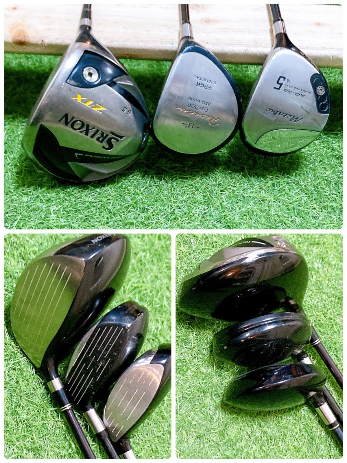 M9.スリクソン 初心者オススメ ゴルフクラブ メンズセット 14本 - メルカリ