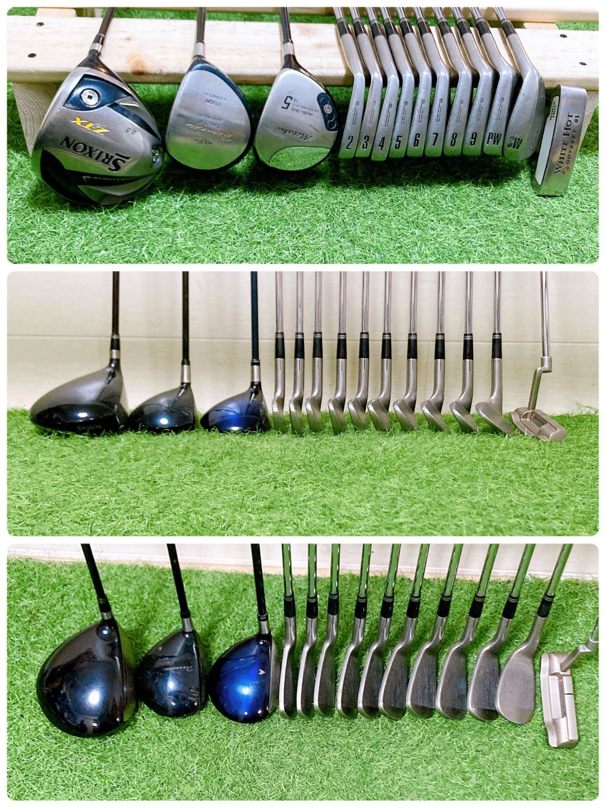 M9.スリクソン 初心者オススメ ゴルフクラブ メンズセット 14本 - メルカリ