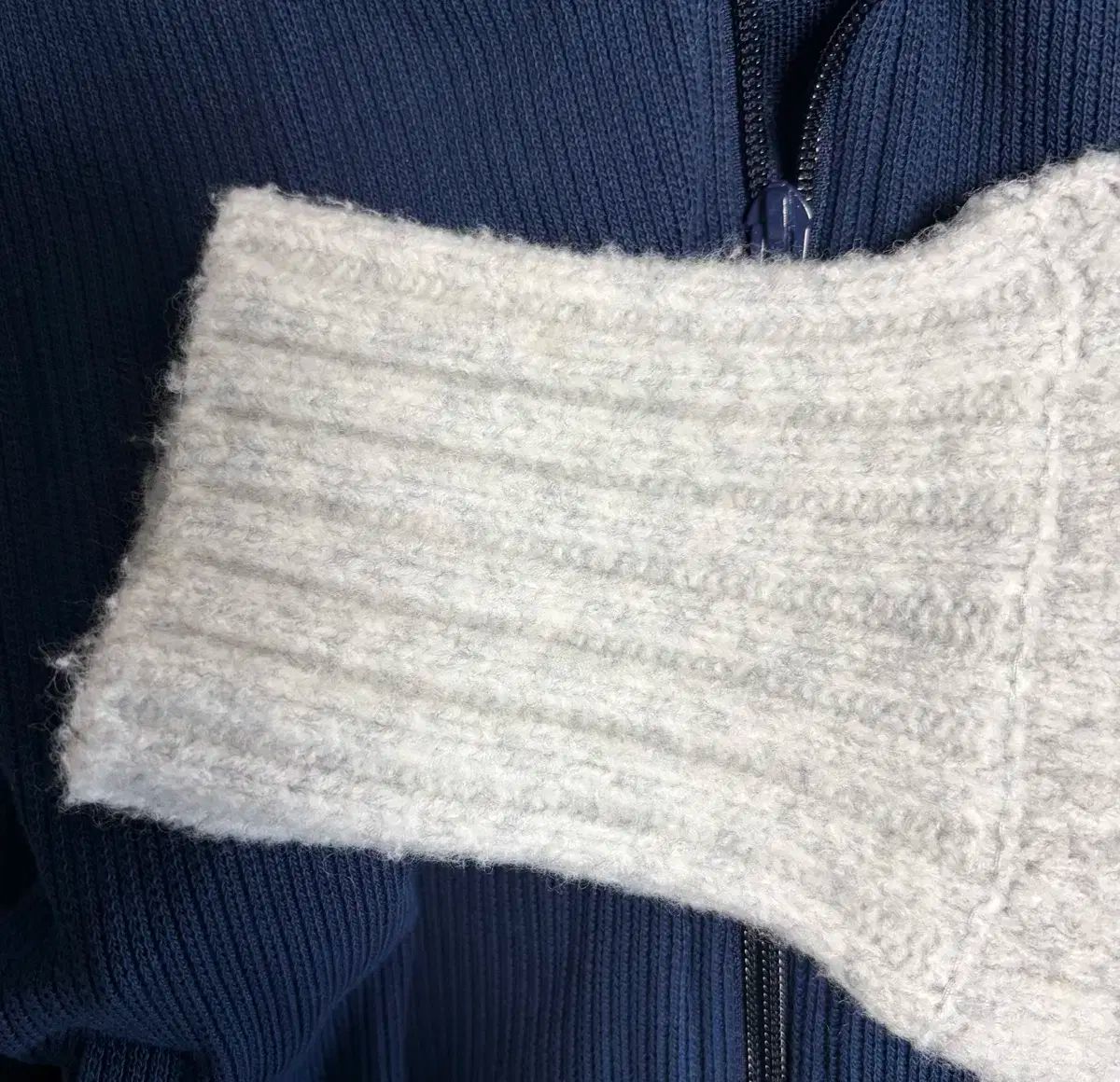  スリータイムズ バニー ボレロ メランジュグレー 長袖 カーディガン ボレロ アンサンブル