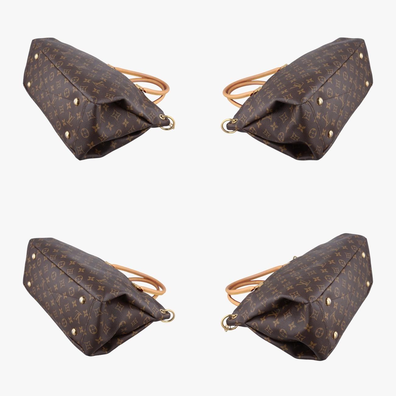 Vuittonパラスモノグラム ブラウン系×スリーズモノグラムキャンバス×カーフレザーM41175CA1175