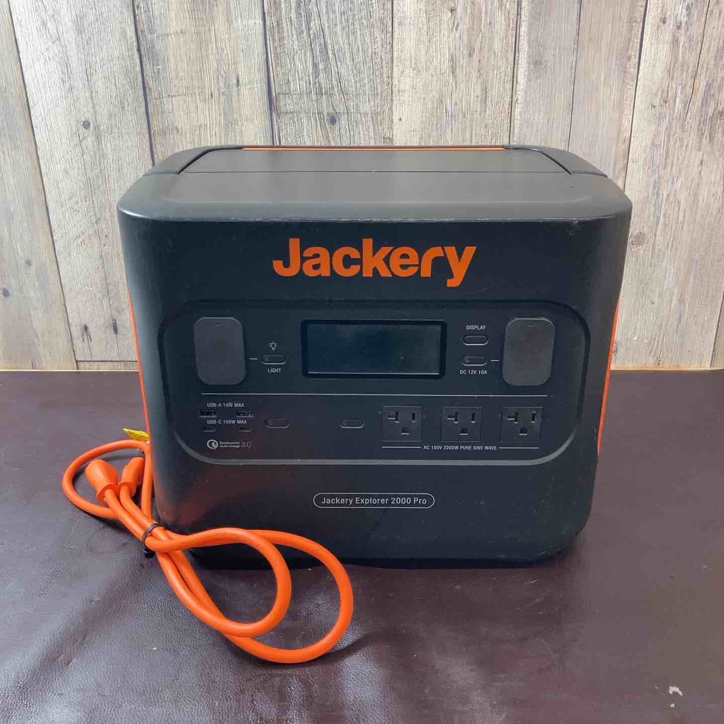 品 Jackery ジャクリ ポータブル電源 JE-2000 A 蓄電器 ACケーブル1本付属