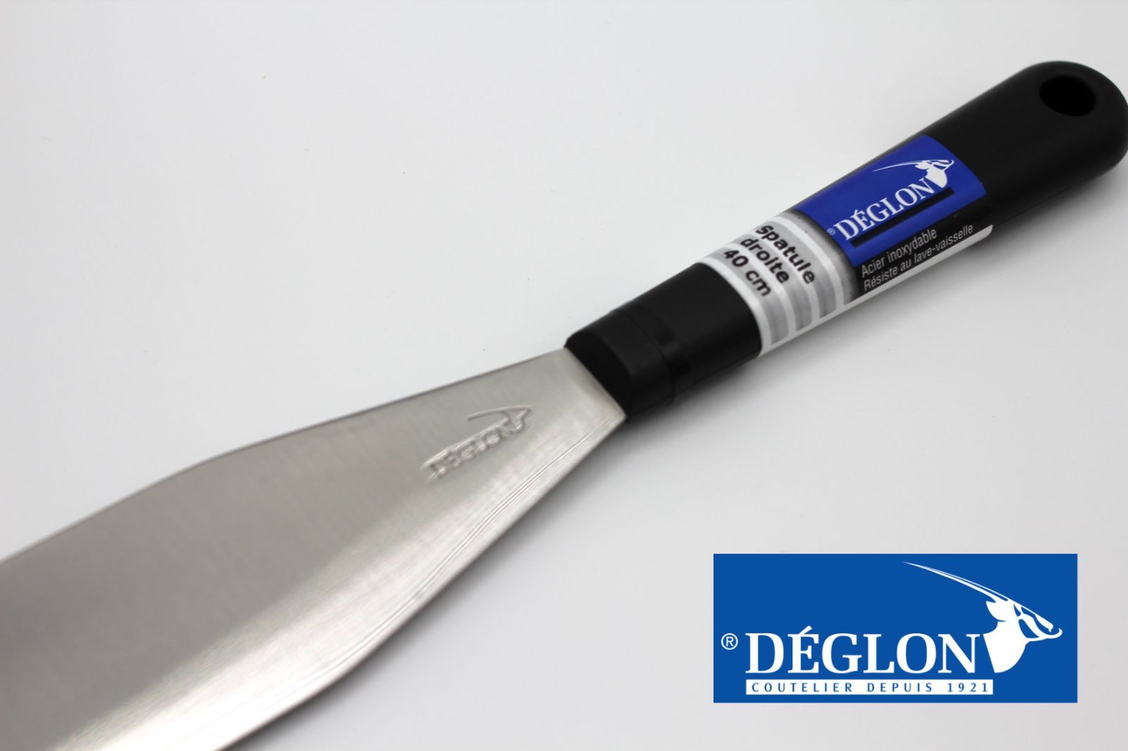ＤＥＧＬＯＮ製 直パレットナイフ プラスチック柄 ４００ｍｍ