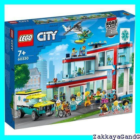 レゴ LEGO シティ レゴシティの病院 60330 おもちゃ ブロック プレゼント レスキュー 男の子 女の子 7歳以上 144