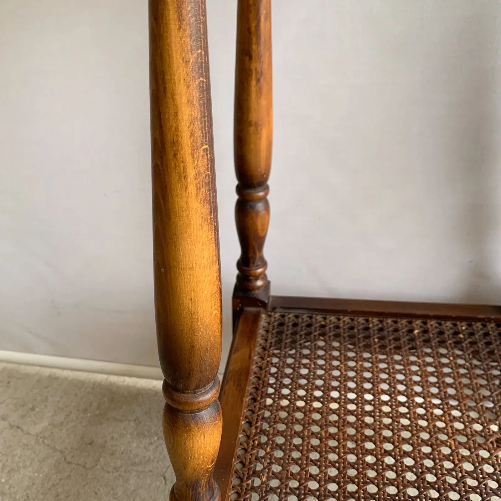 カリモク コロニアル 電話台 花台 飾り台 サイドテーブル /HM-0153