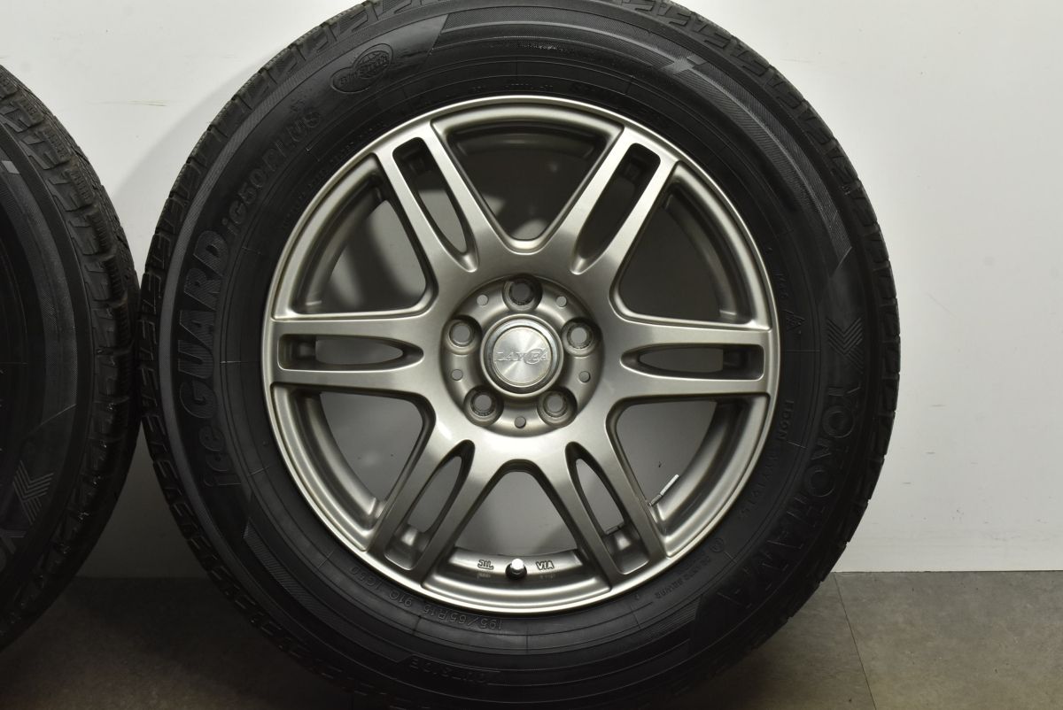  LAYCEA 15 in 6 J 43 PCD 100 アイスガードiG 50 PLUS 195 65 R プリウス ウィッシュ アリオン ビスタ プレミオ セリカ インプレッサ 15インチ タイヤ ホイールセット