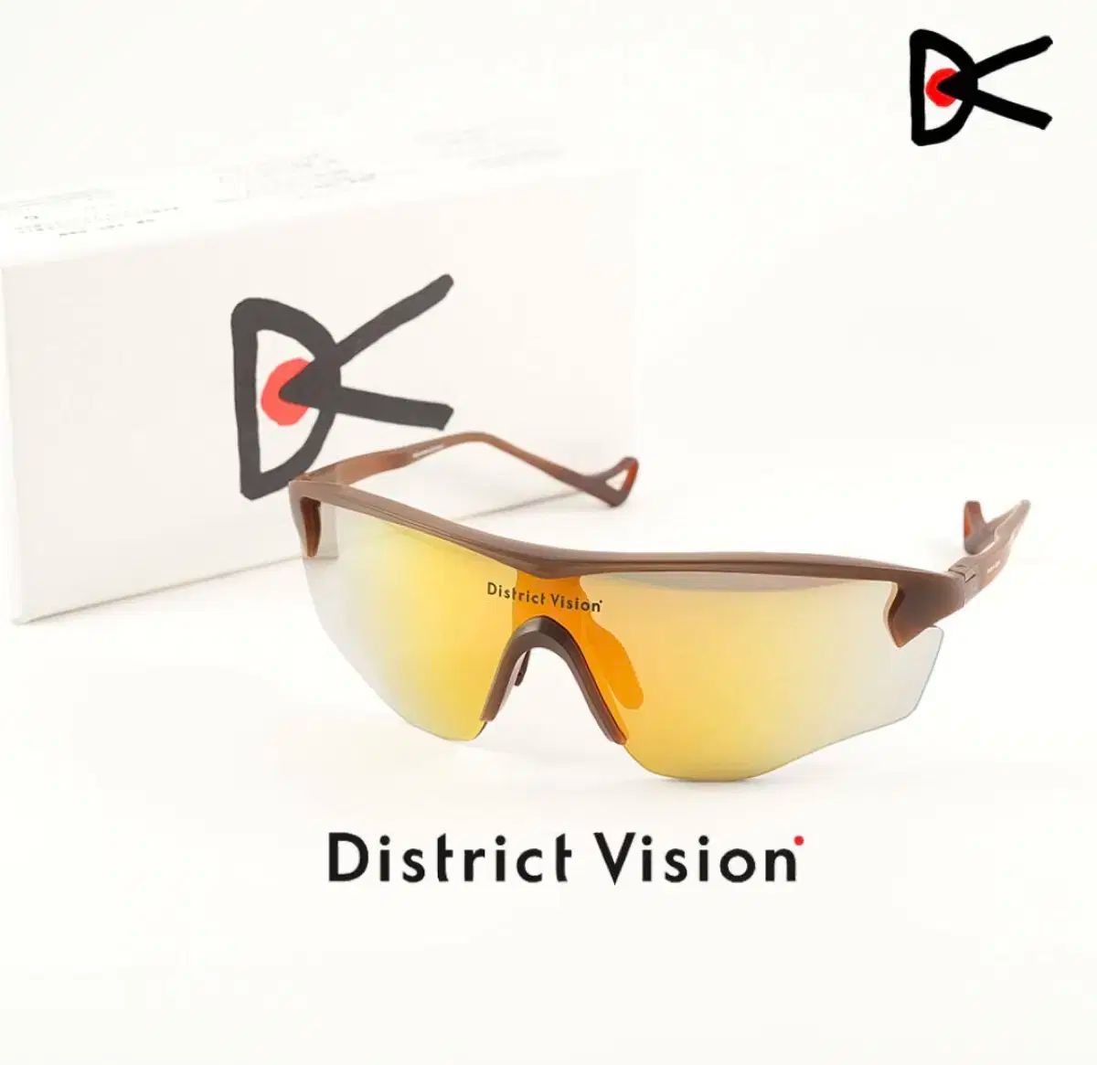 ディストリクトビジョン ジュンヤ レイサー ブラウン cedar