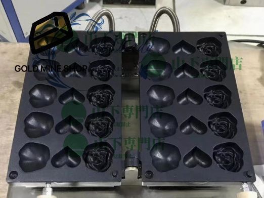 業務用 ハートと のベビーカステラ 万能焼き 1 を焼 単相 100 V 厨房 業務 飲食 店舗