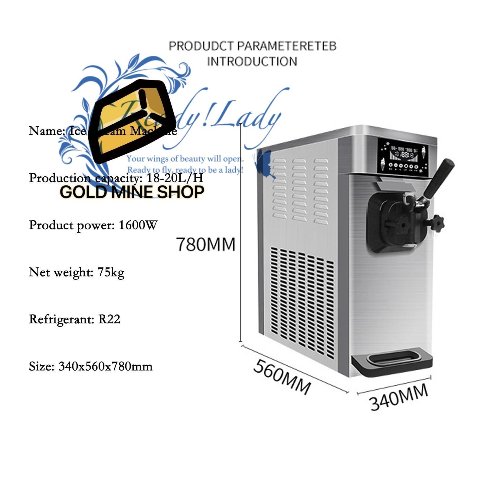 アイスクリームメーカーマシン 業務用デスクトップアイスクリームマシン コーン型全自動シングルヘッドソフトアイスクリームマシン 家庭用
