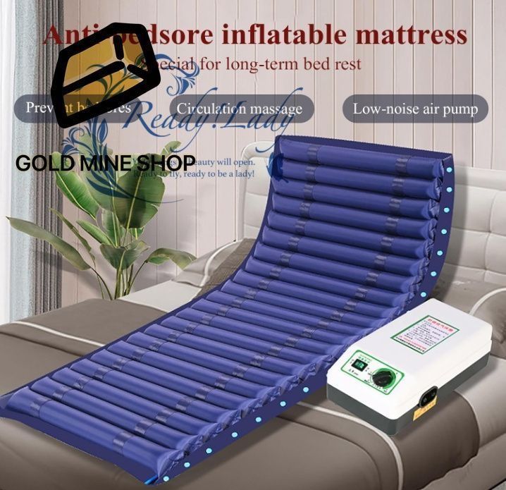 床ずれ防止エアクッション スツール穴付き家庭用高齢者用インフレータブルマットレス 床ずれ 痛み 潰瘍の予防と治療が 取り外し な気道 病院または家庭用