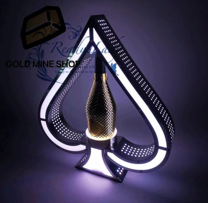 シャンパンボトル陳列スタンド スペードのエース