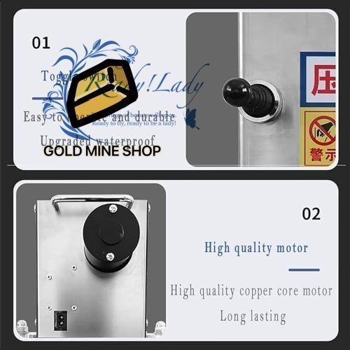 電動ピザ生地プレス プレス 煎餅メーカー 10インチ 25 CM商用全自動生地機 生地ローラーシーターチャパティプレス機ペストリープレッサー ピザベース ペストリー パン成形機 パイクラストの作成に適しています 22 cm