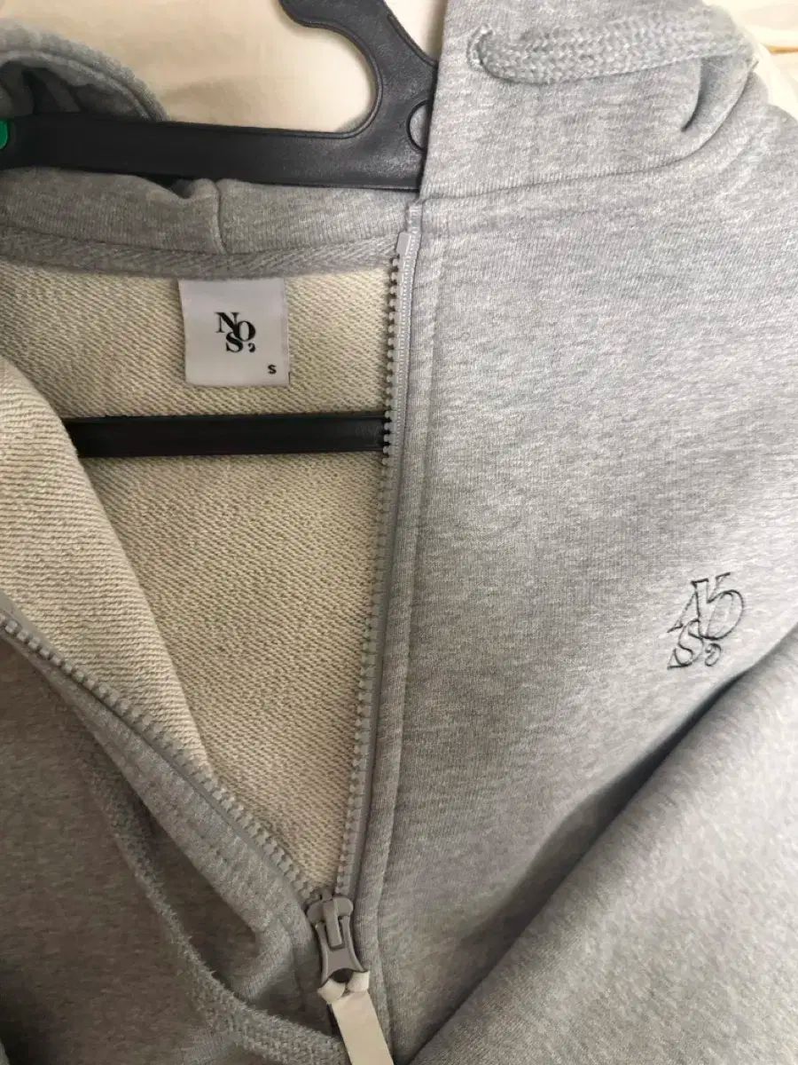 NOS 7 フードジップアップ グレー S