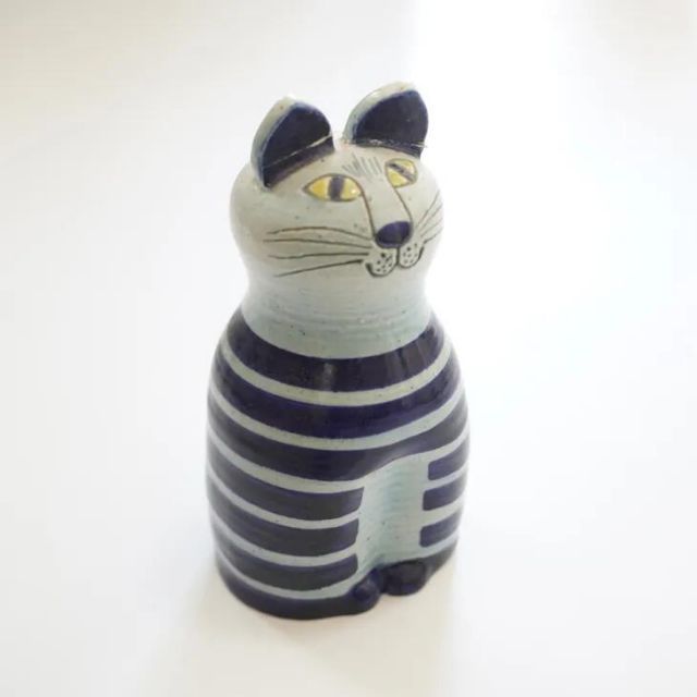LISA LARSON リサ ラーソン Tripp Trapp Trull 大きいネコ 北欧ヴィンテージ スウェーデン 陶器 置物 ミッドセンチュリー 猫 ネコ
