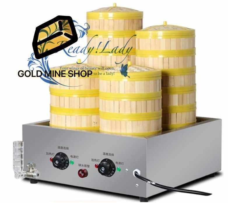 電気絶縁蒸し鍋 4穴蒸しパンマシン 業務用食品パンパン蒸し器 30 110℃温度 空焚きアラーム ホームセンタービュッフェレストラン用