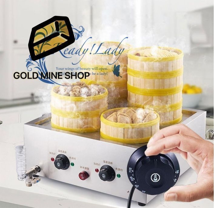 電気絶縁蒸し鍋 4穴蒸しパンマシン 業務用食品パンパン蒸し器 30-110℃温度 空焚きアラーム ホームセンタービュッフェレストラン用 MARWIL-DEMENAGEMENTS_CH