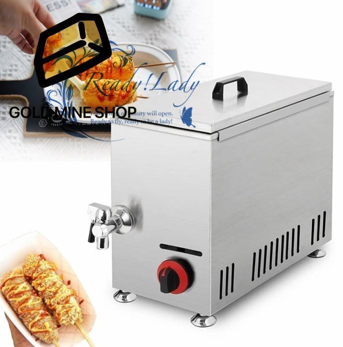 チーズホットドッグスティックメーカーマシン 21L業務用フライヤースナック フードメーカーコーンドッグマシン キッチン ダイニングルーム用