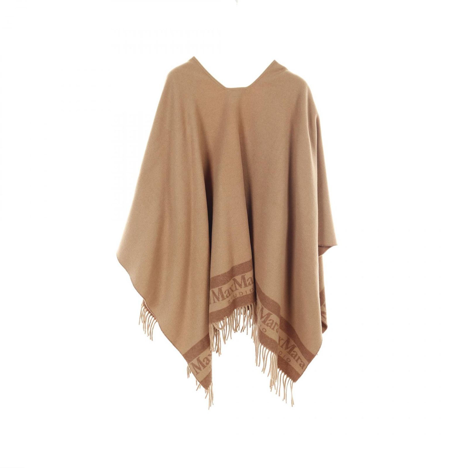 Max Mara Studio マックスマーラステュディオ PATRONI ロゴ ポンチョ ポンチョ