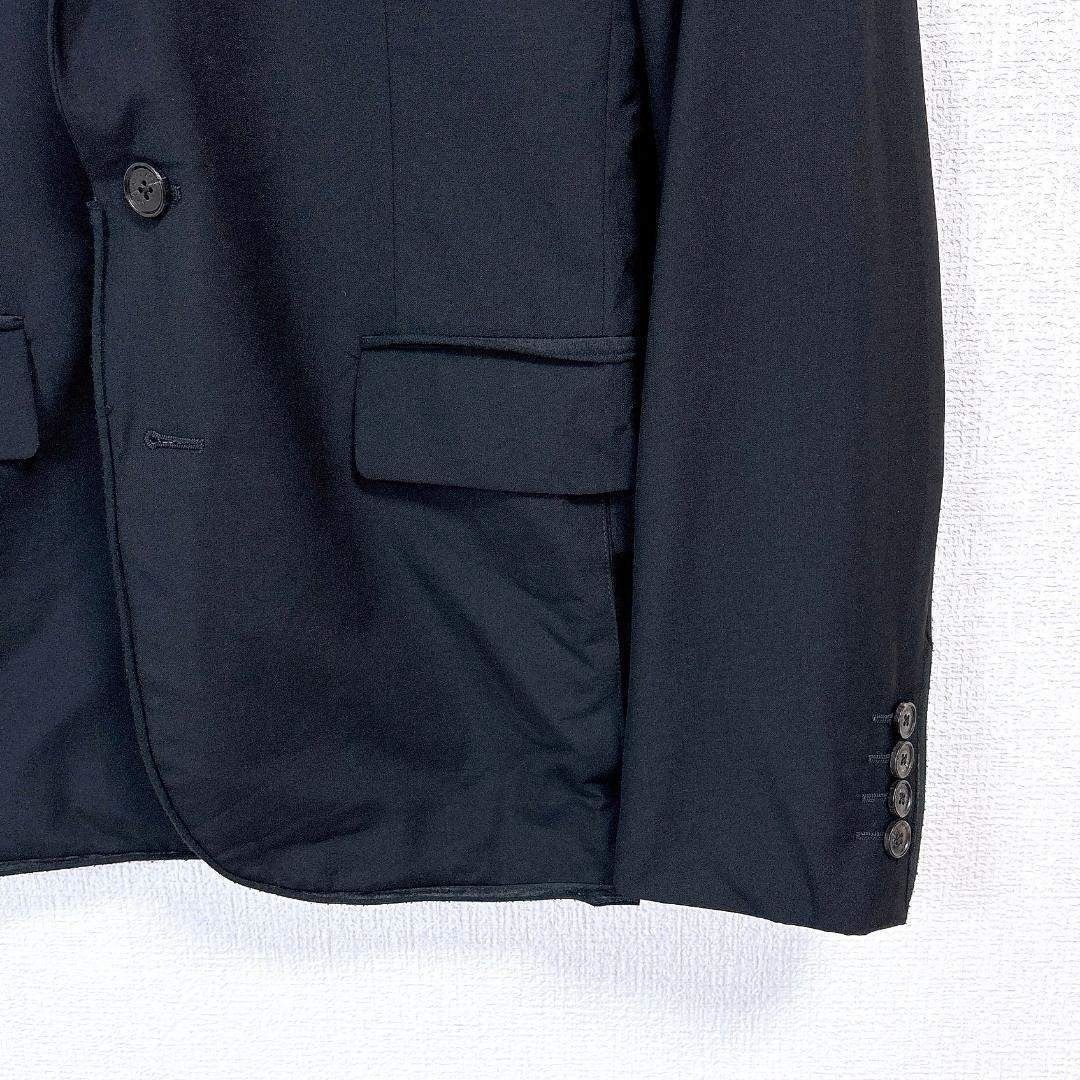 KRIS VAN ASSCHE メンズテーラードジャケット 46 ブラック 無地