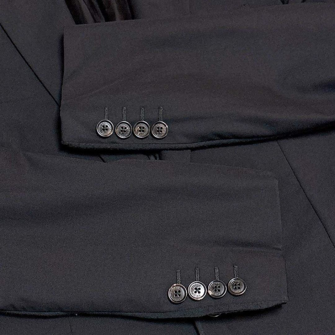 KRIS VAN ASSCHE メンズテーラードジャケット 46 ブラック 無地