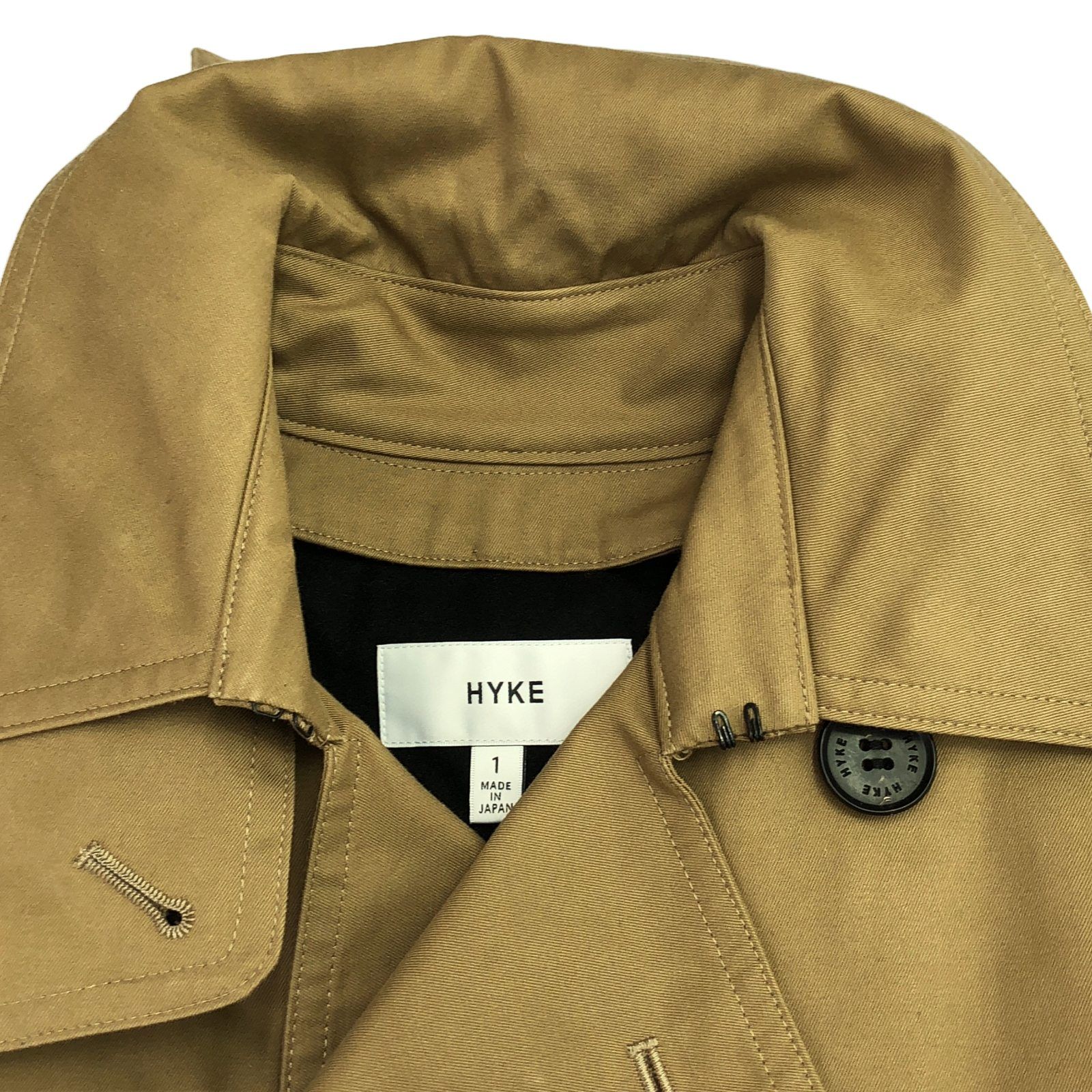 HYKE ハイク トレインチコート ブラウン 174-17005 トレンチコート GULLKHAN_COM