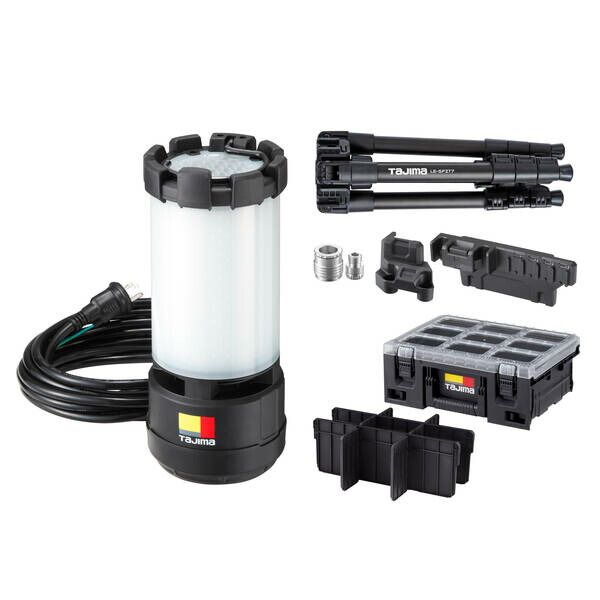 7営業日以内発送 TJMデザイン タジマ KJRZ10AACTFB KJR10000lm セフ三脚 フタ付き仕切りトレイ ボックス接続パーツセット 沖縄離島販売不可