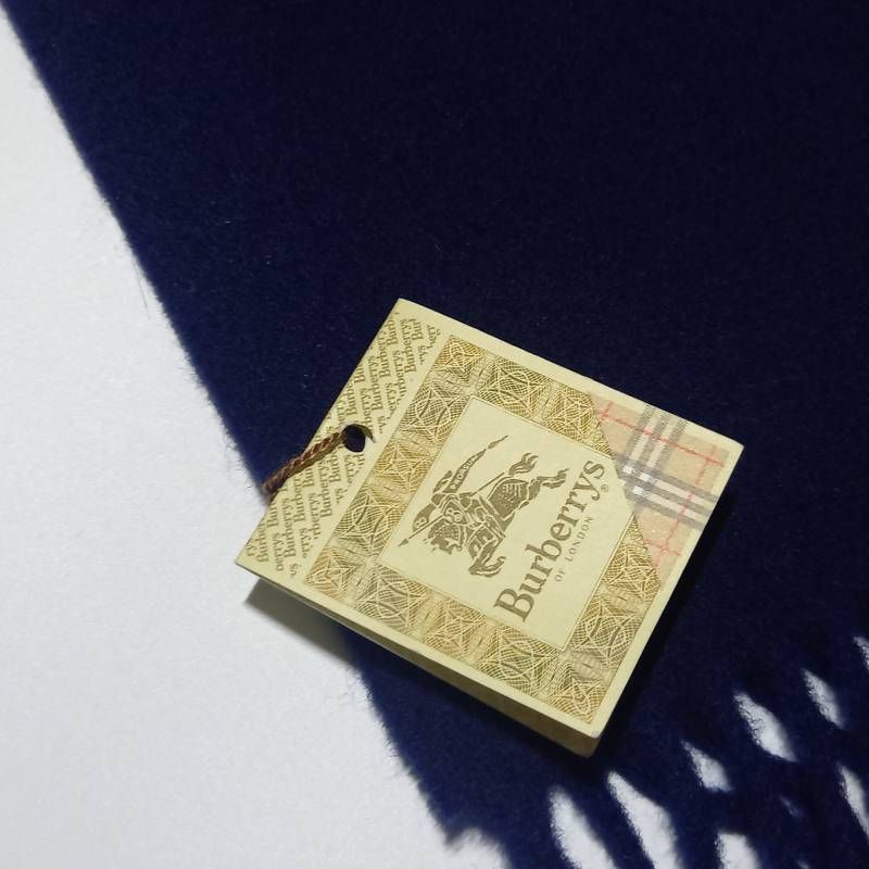 マフラー ネイビー