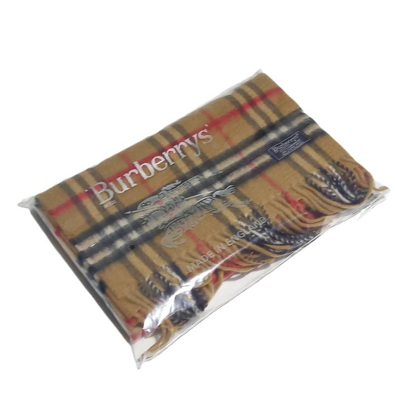 バーバリーズ ノバチェック カシミヤ マフラー ベージュ Burberrys