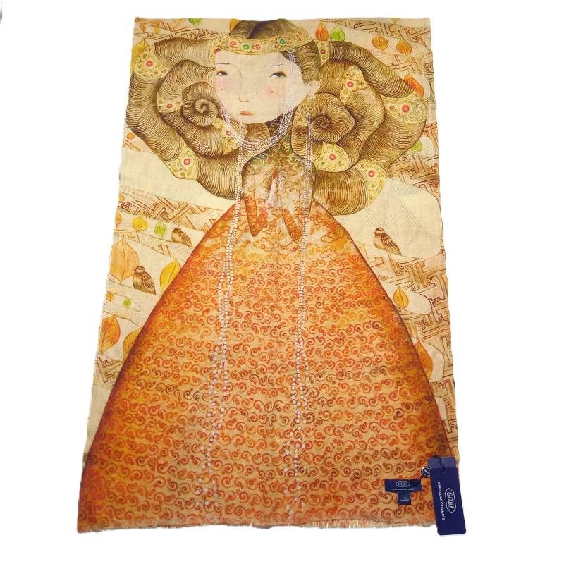 GOBI モンゴル カシミヤ 大判 ストール