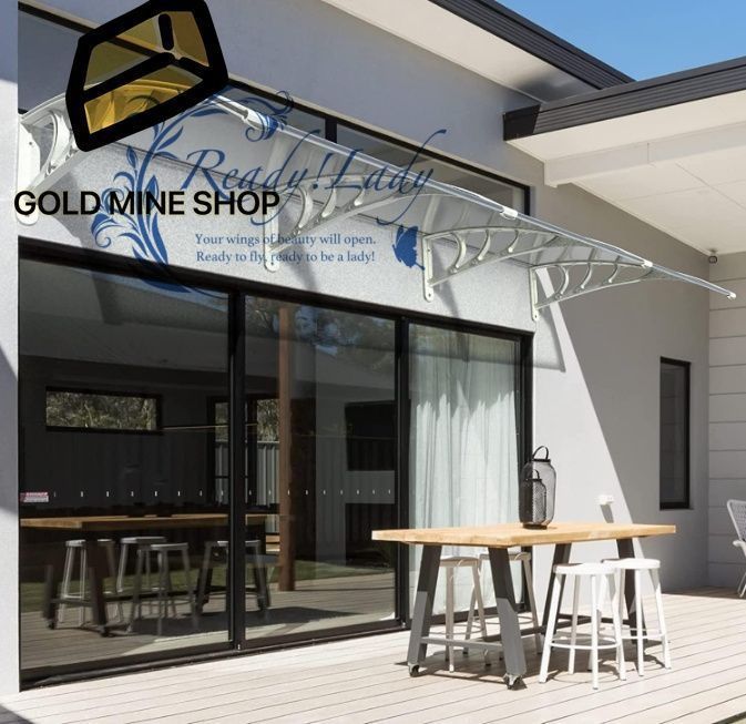 雨よけ 後付け日よけパネル物置