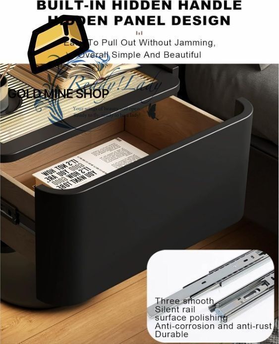 リビングルーム ベッドサイドテーブル