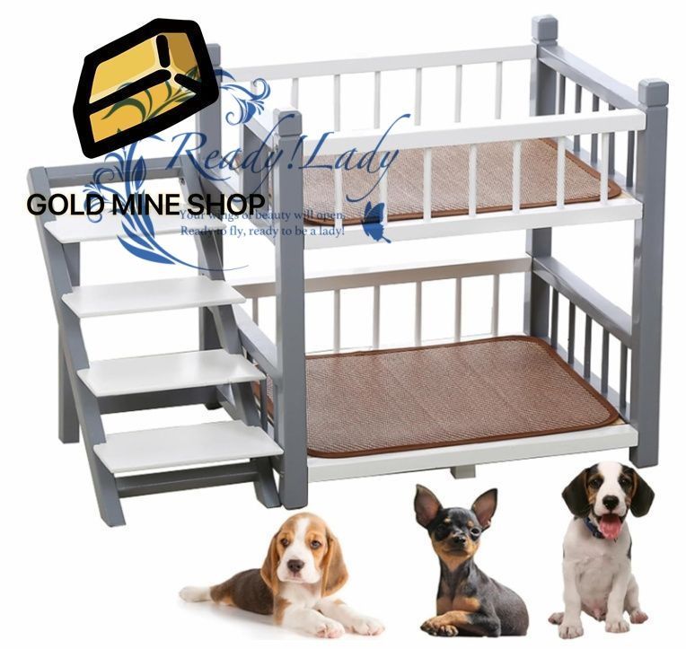 ペットベッド 木製 秋冬 春夏 猫ベッド 犬ベッド ク 階段付き 収納用 ダブルラウンジソファ ベッドサイド 取り出し オールシーズン 洗える 大中小型犬 キャットベッドサイド ペットプレゼント タイプ Gray S